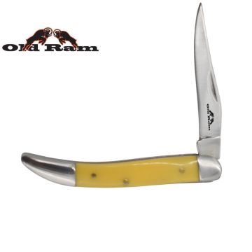 Old Ram Handmade Tooth-Pick Bikers Manual Folding Collector EDC Knife